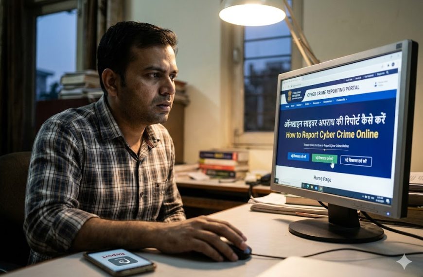Cyber Crime Report Online कैसे करें? मेरा अनुभव, सही तरीका और जरूरी सावधानियाँ