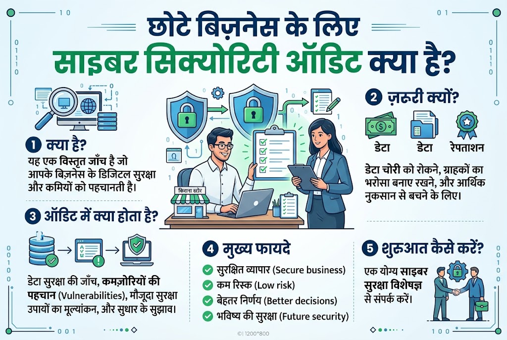 छोटे बिज़नेस के लिए साइबर सिक्योरिटी ऑडिट क्या है